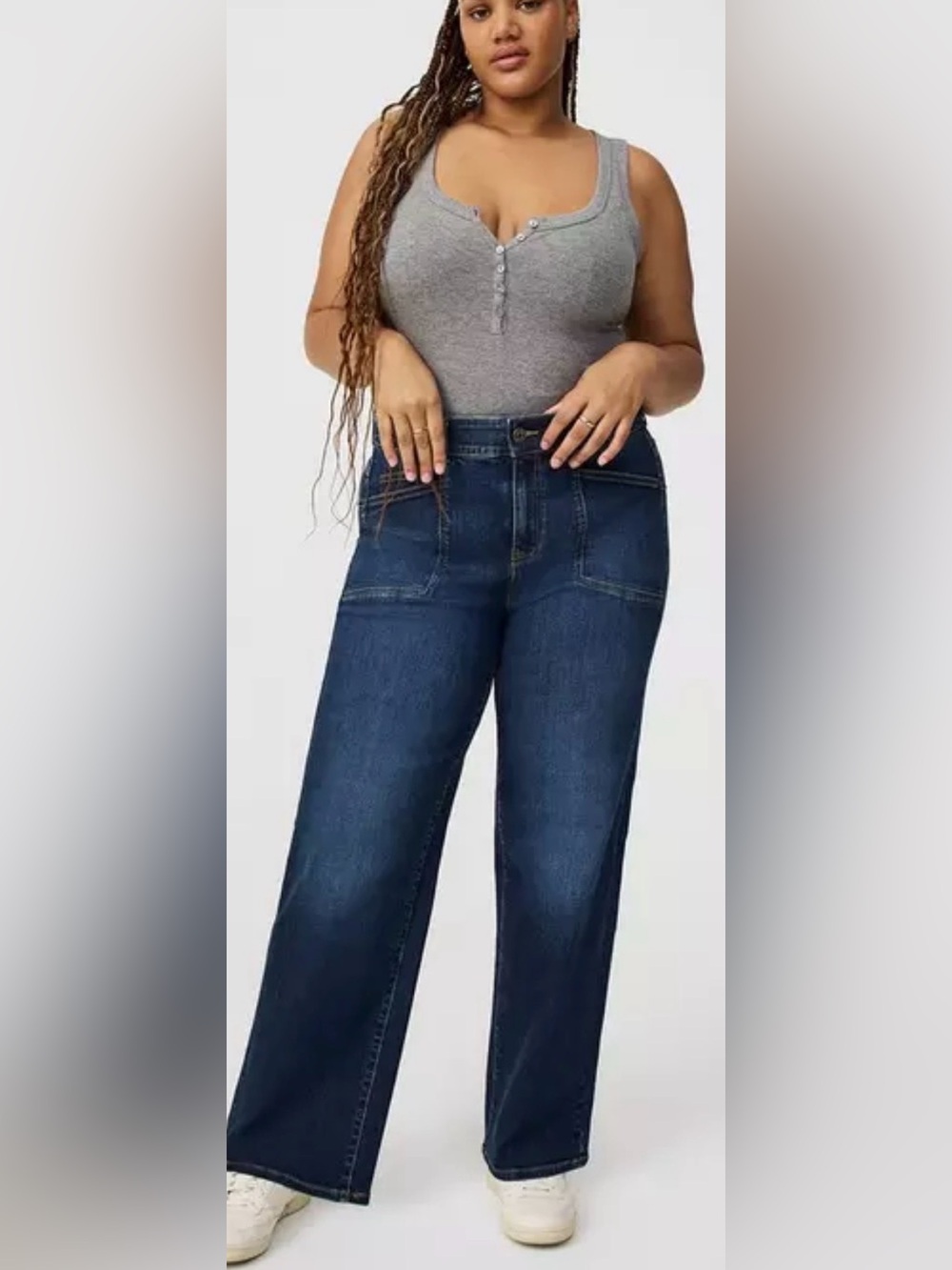 NWT Torrid bombshell wide leg super soft high rise jeans size regular